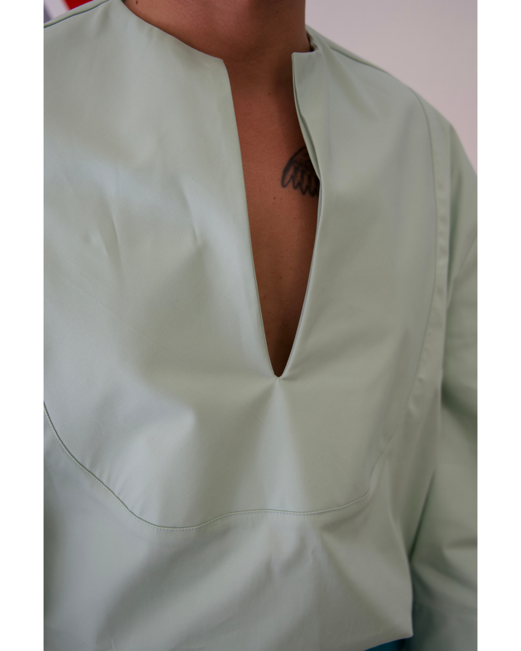 Haiko Camicia Oversize Unisex d’Ispirazione Geometrica
