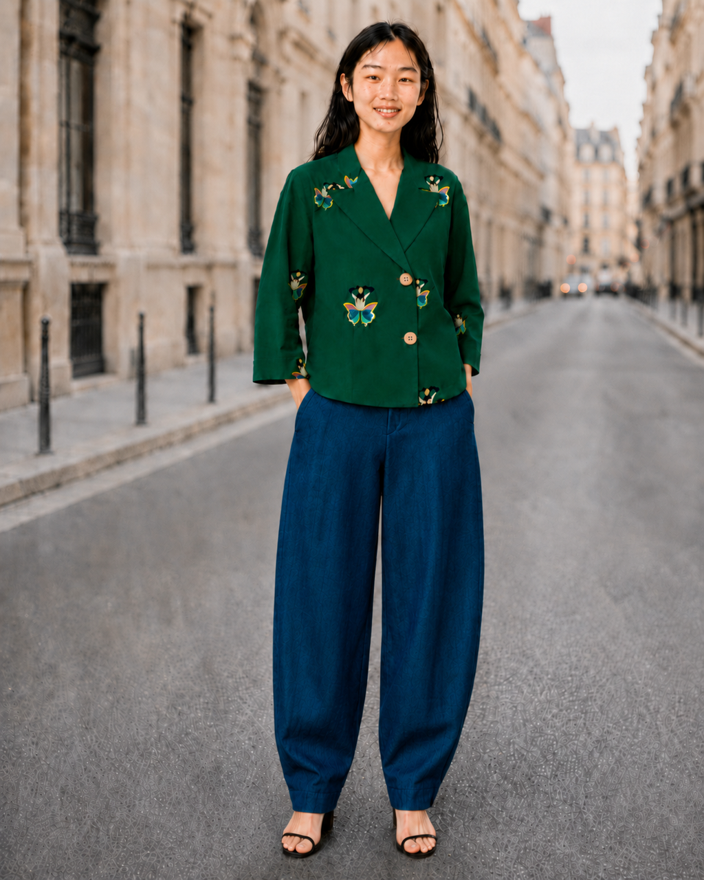 Kab Crop Jacket – Giacca Cropped Unisex Oversize