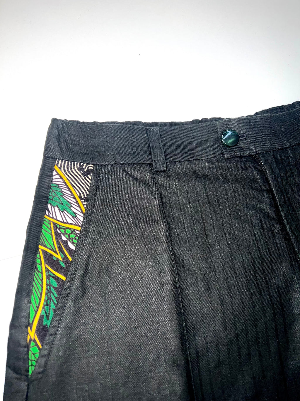 Kabuki Urbano Jungle Nero | Completo Cotone-Lino Oversize Unisex L