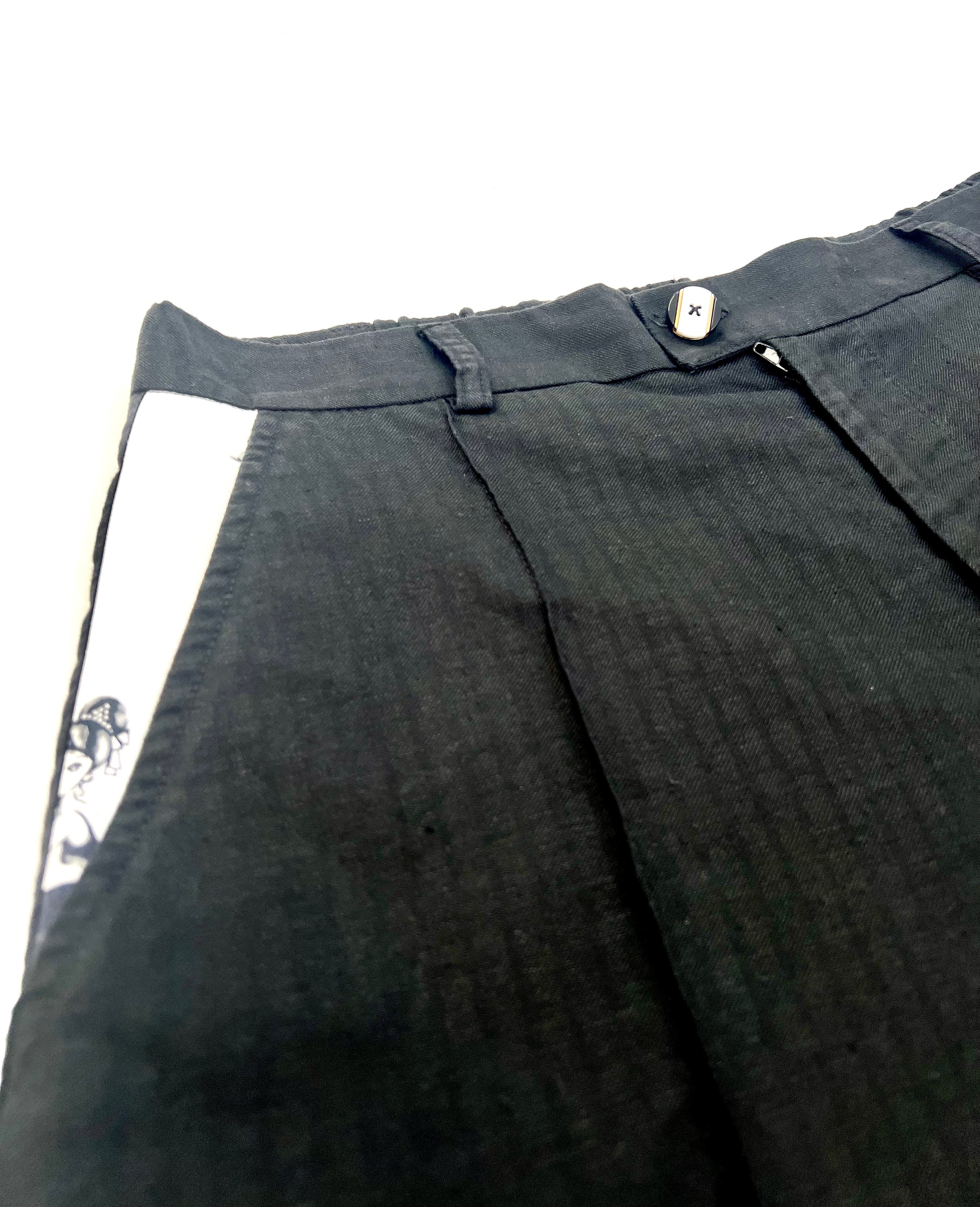 Kabuki Etoile Nero | Completo Lino-Cotone Oversize Unisex Tg L