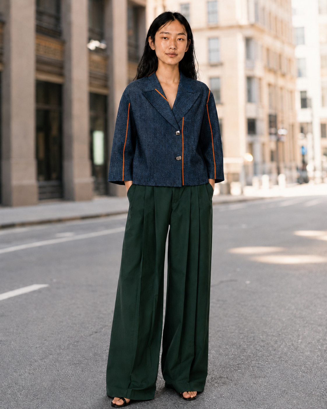 Kab Crop Jacket – Giacca Cropped Unisex Oversize