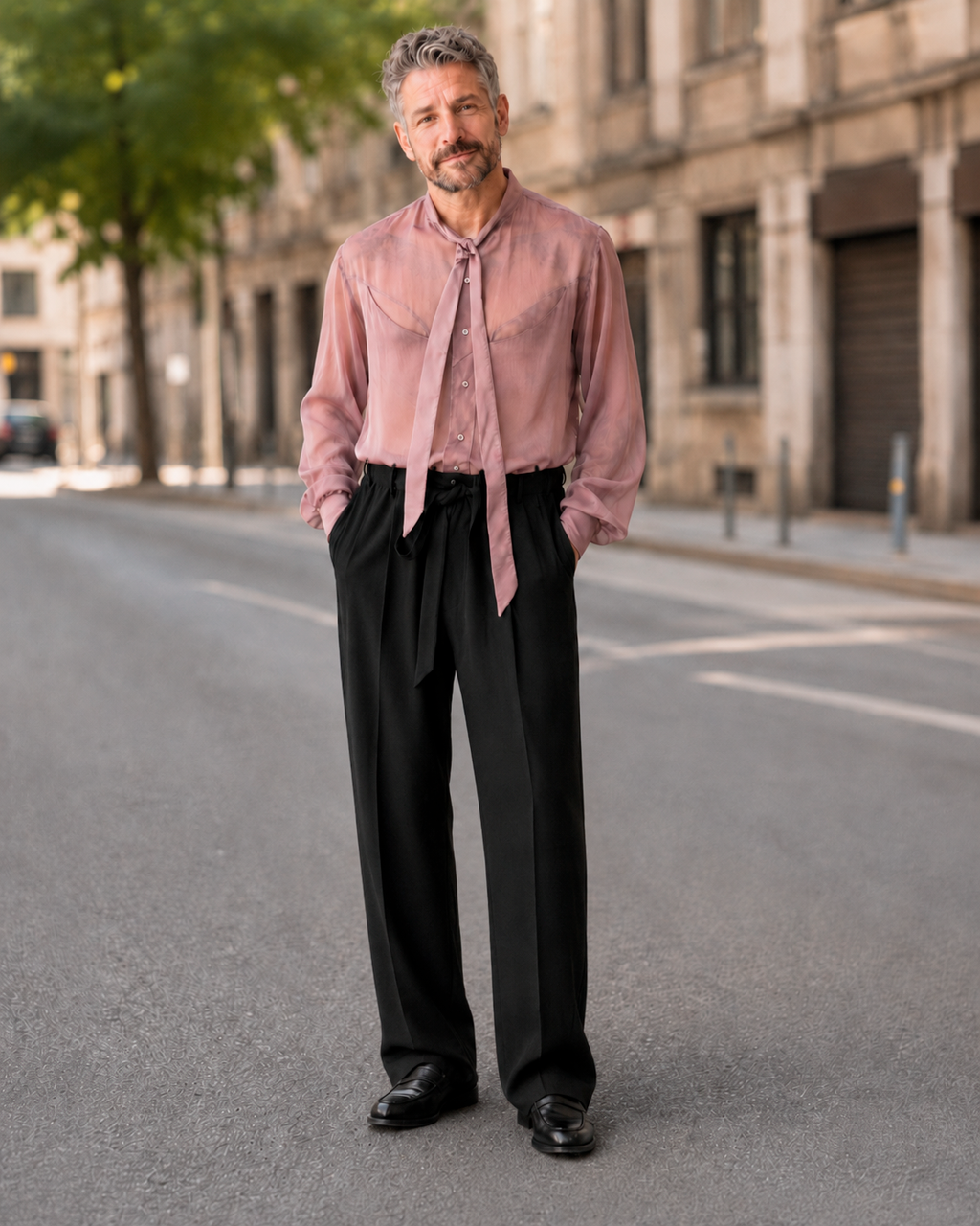 Köhan – Jumpsuit Unisex Oversize con Collo a Sciarpa