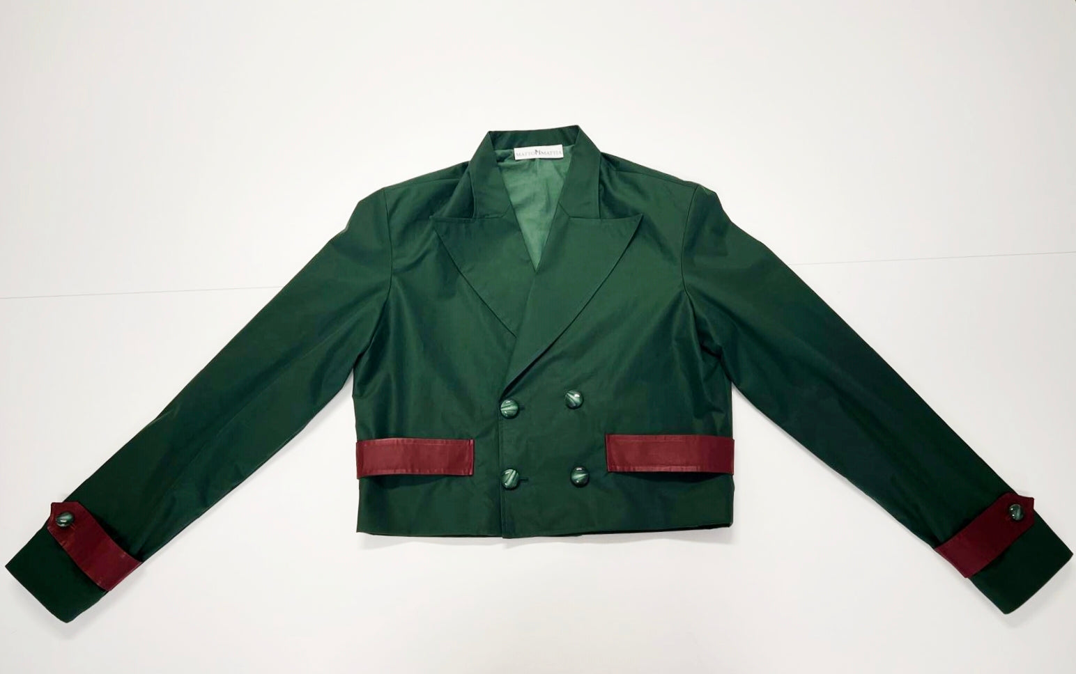 Vorn Trench Doppiopetto Crop | Oversize Cotone Tecnico Unisex L